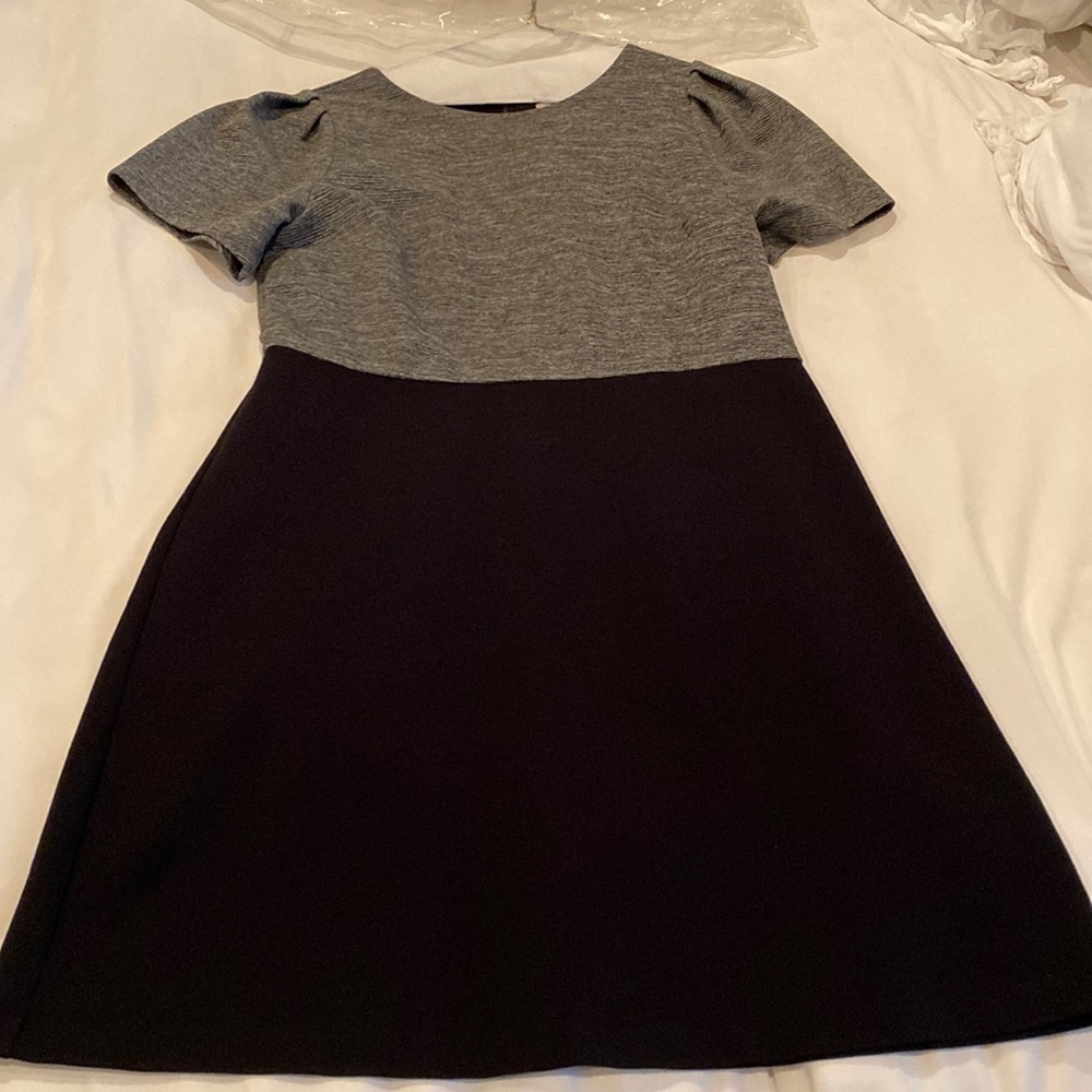 Grey and black dress
